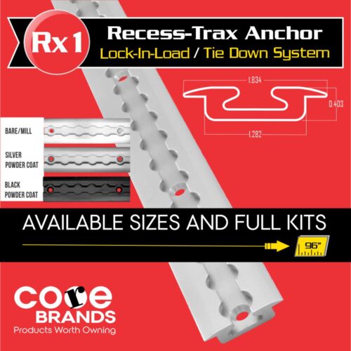 Core Trax Uni Trax-R1200 Recessed Trax Systems